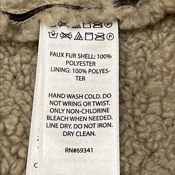 House of Harlow 1960 Embroidered Sherpa Trim Vest Western Boho Multi One Size - Picture 5 of 8